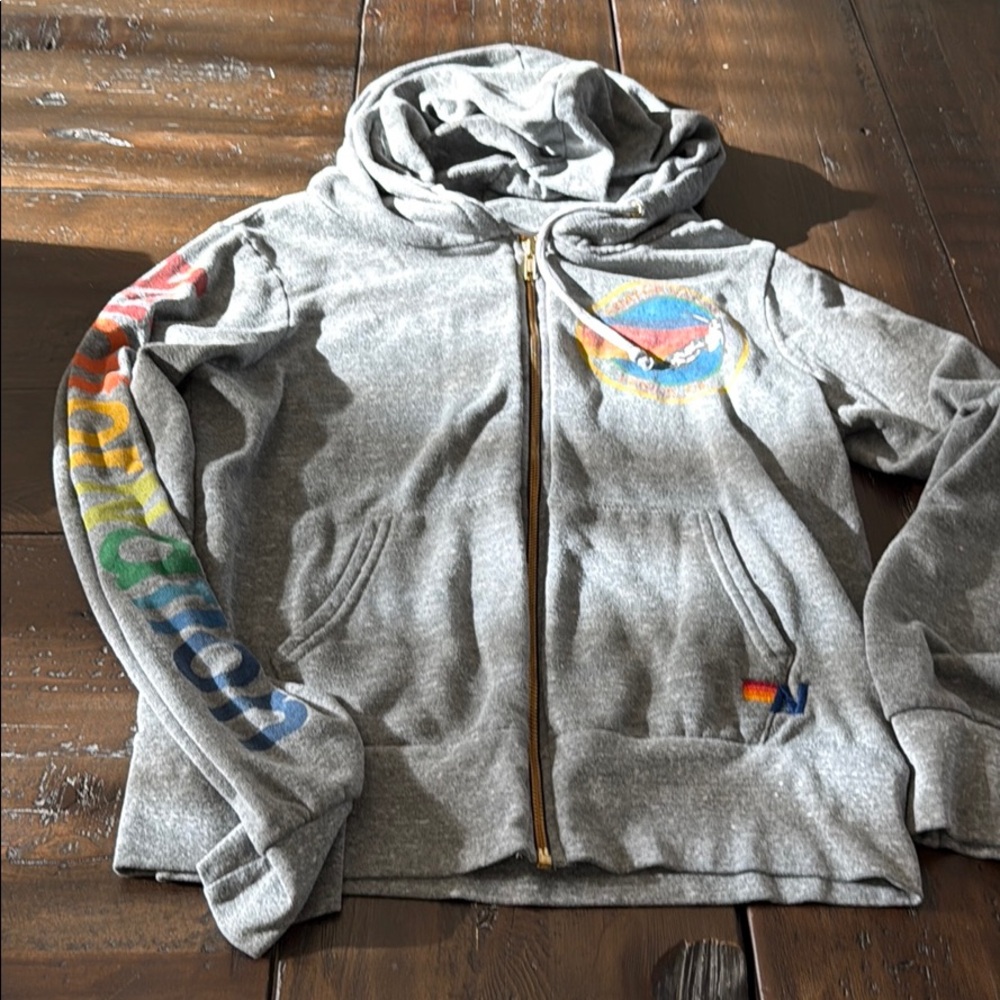 Grey Aviator Nation hoodie